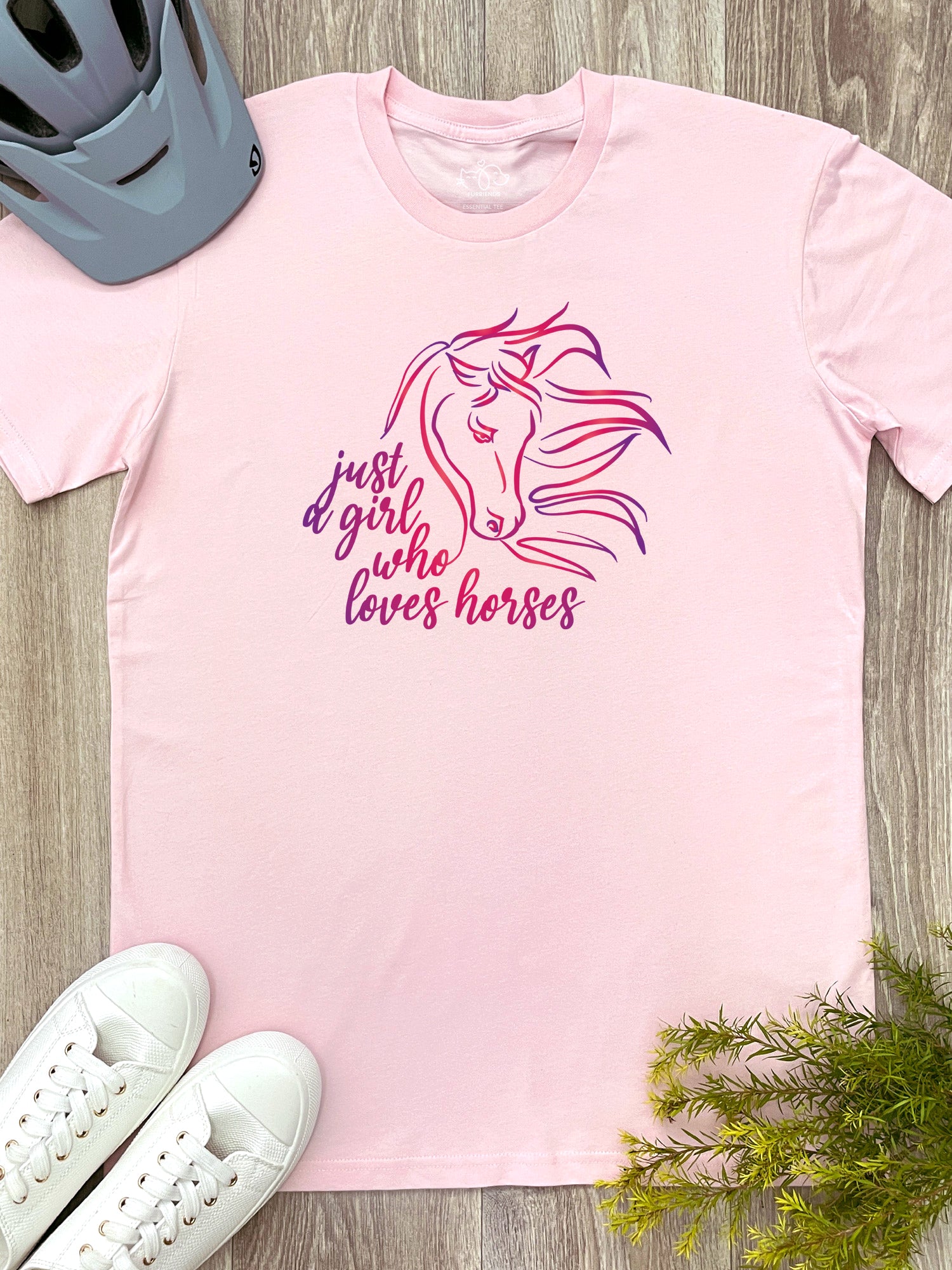 Just A Girl Who Loves Horses Essential Unisex Tee