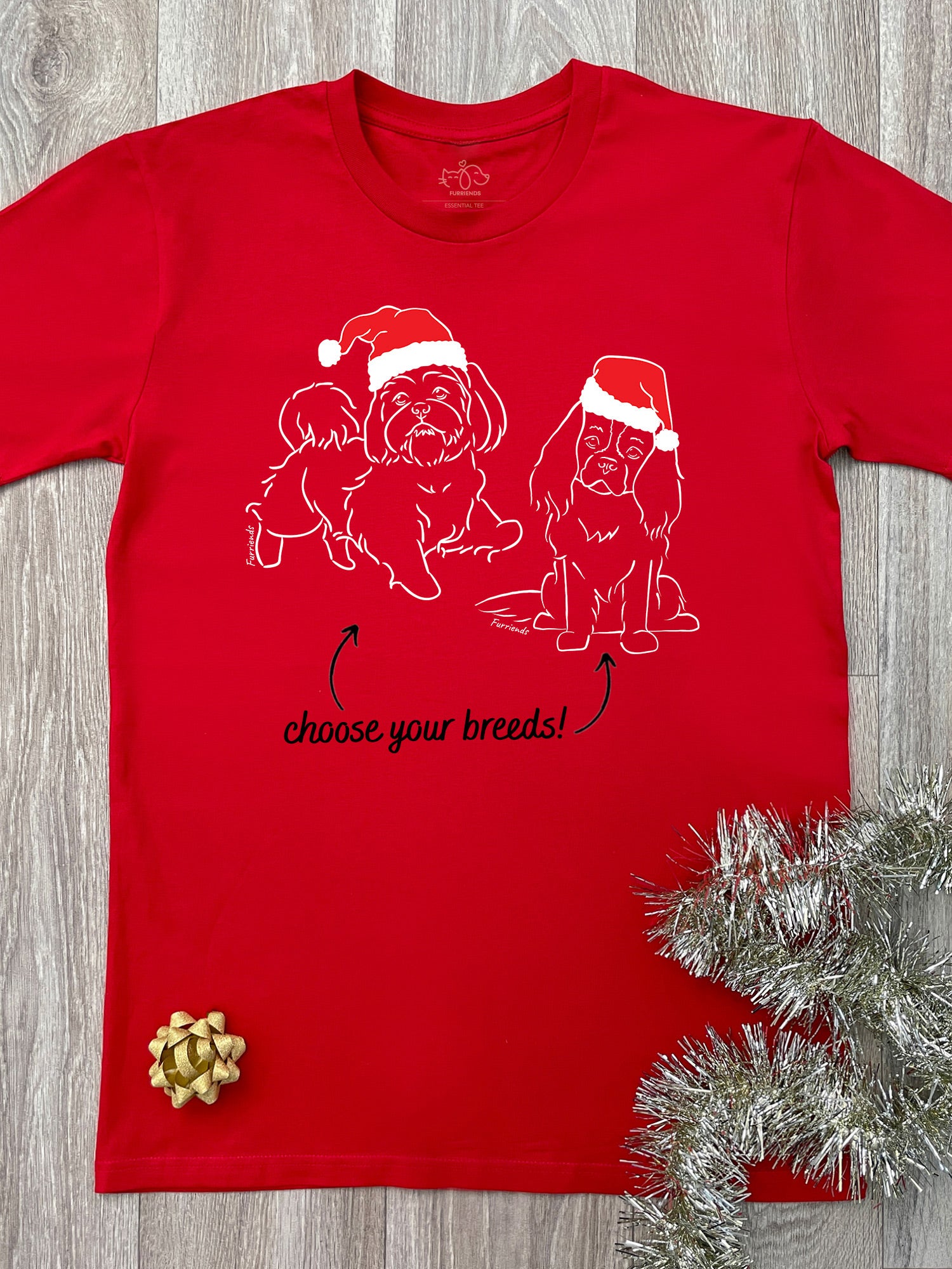 Christmas Edition Dual Breed Customisable Essential Unisex Tee