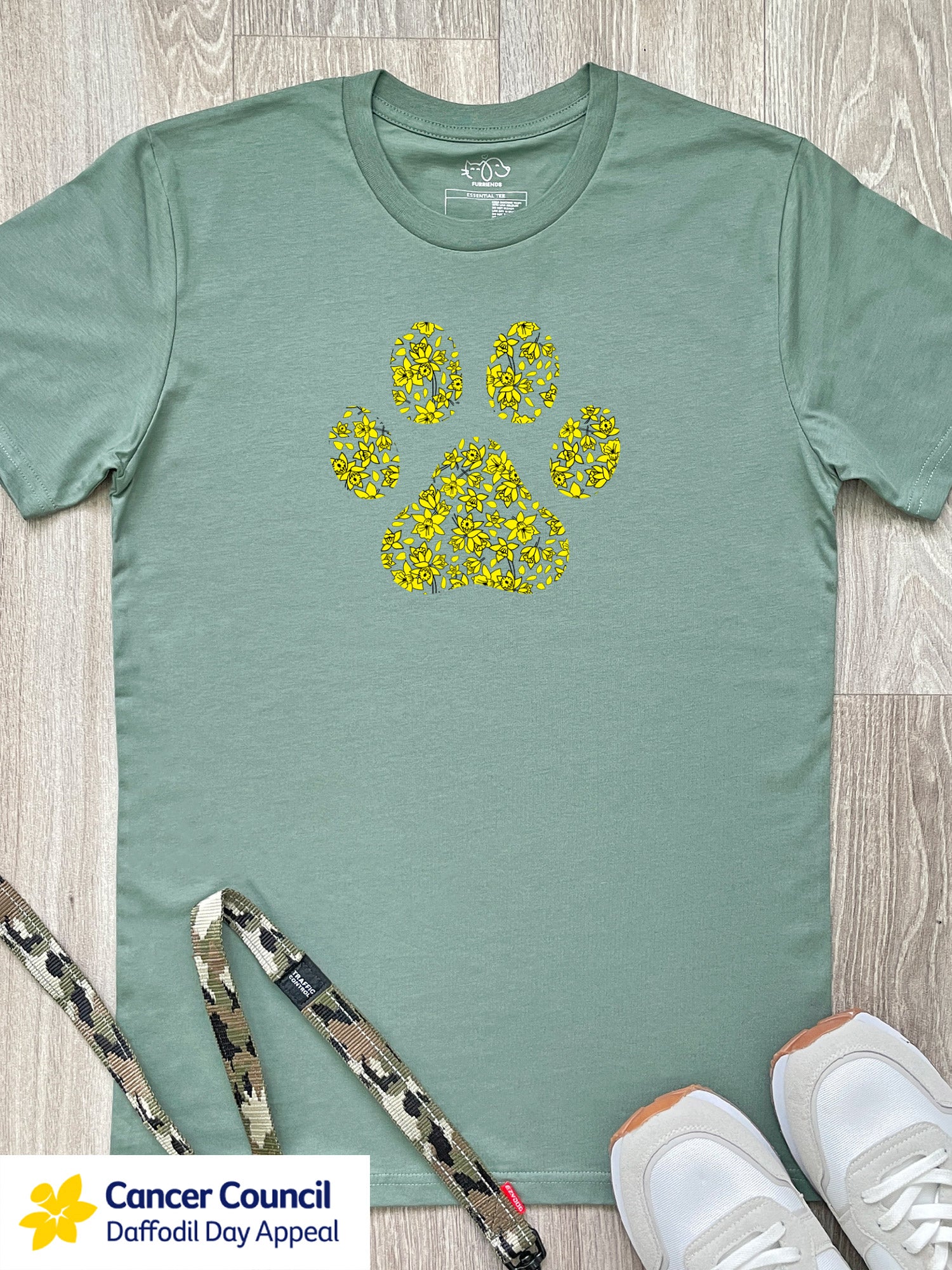 LIMITED EDITION Light After Dark Paw Print Essential Unisex Tee