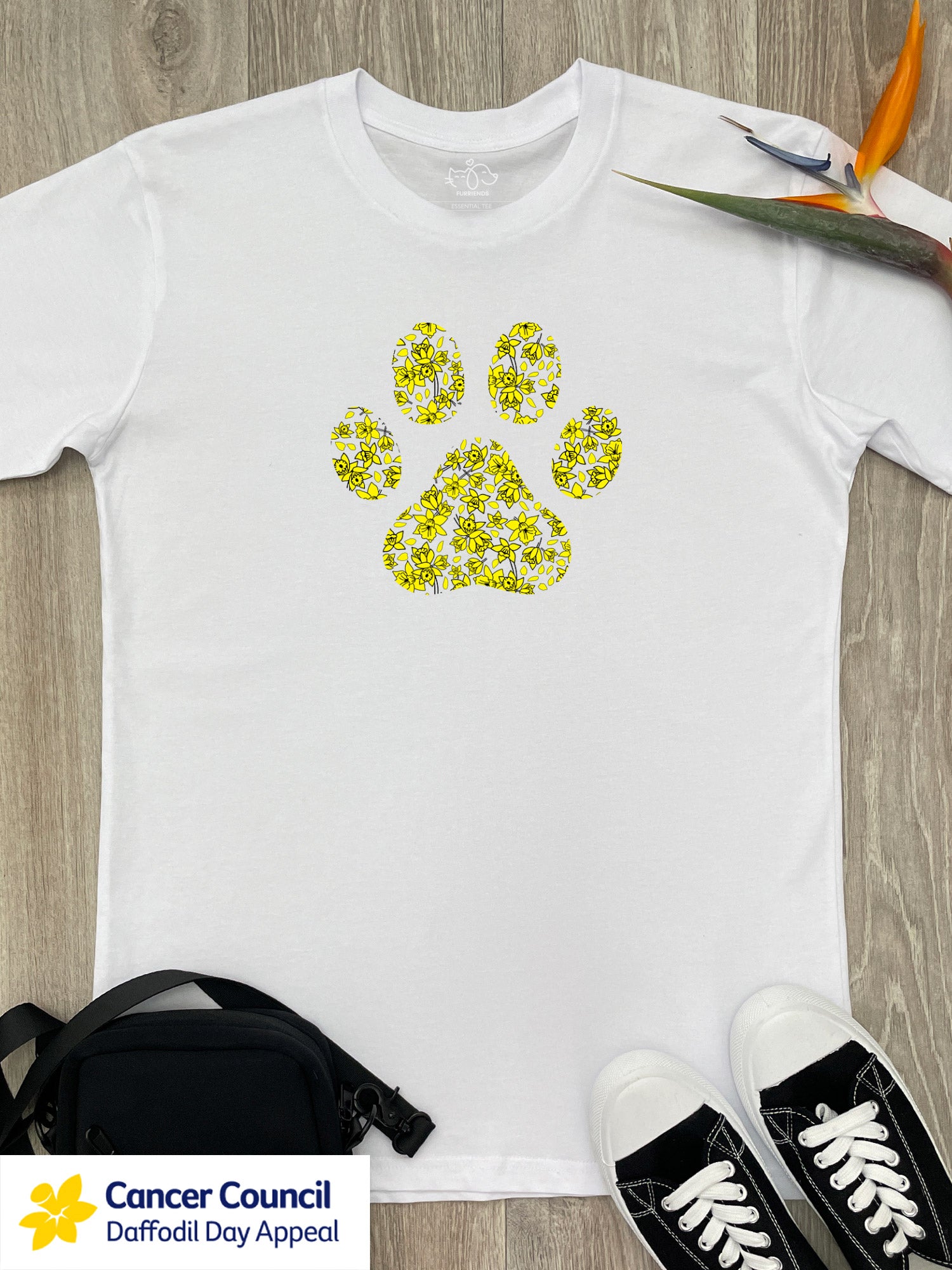 LIMITED EDITION Light After Dark Paw Print Essential Unisex Tee