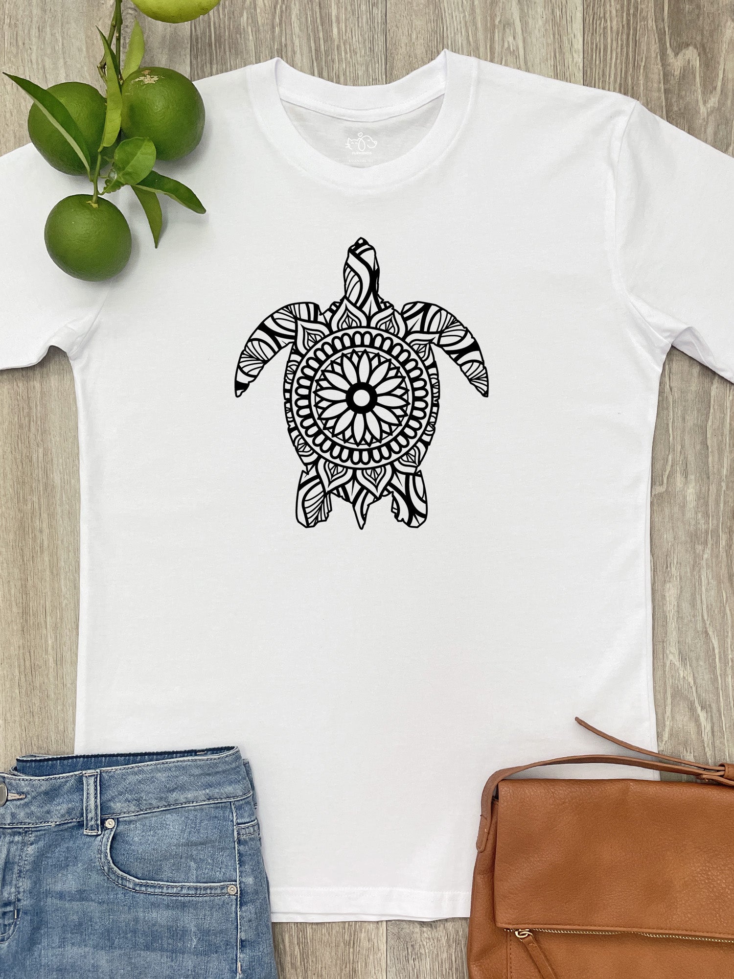 Turtle Mandala Essential Unisex Tee