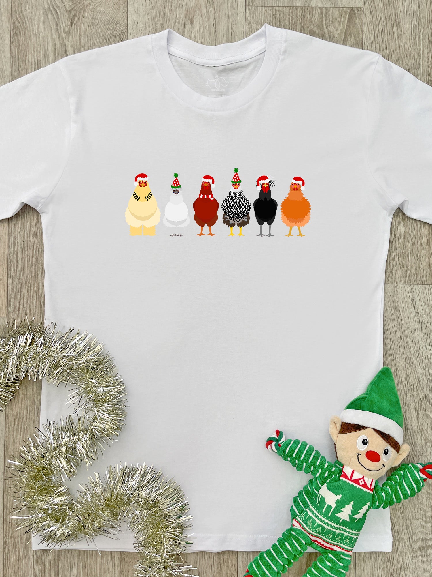 Merry Clucking Christmas Essential Unisex Tee