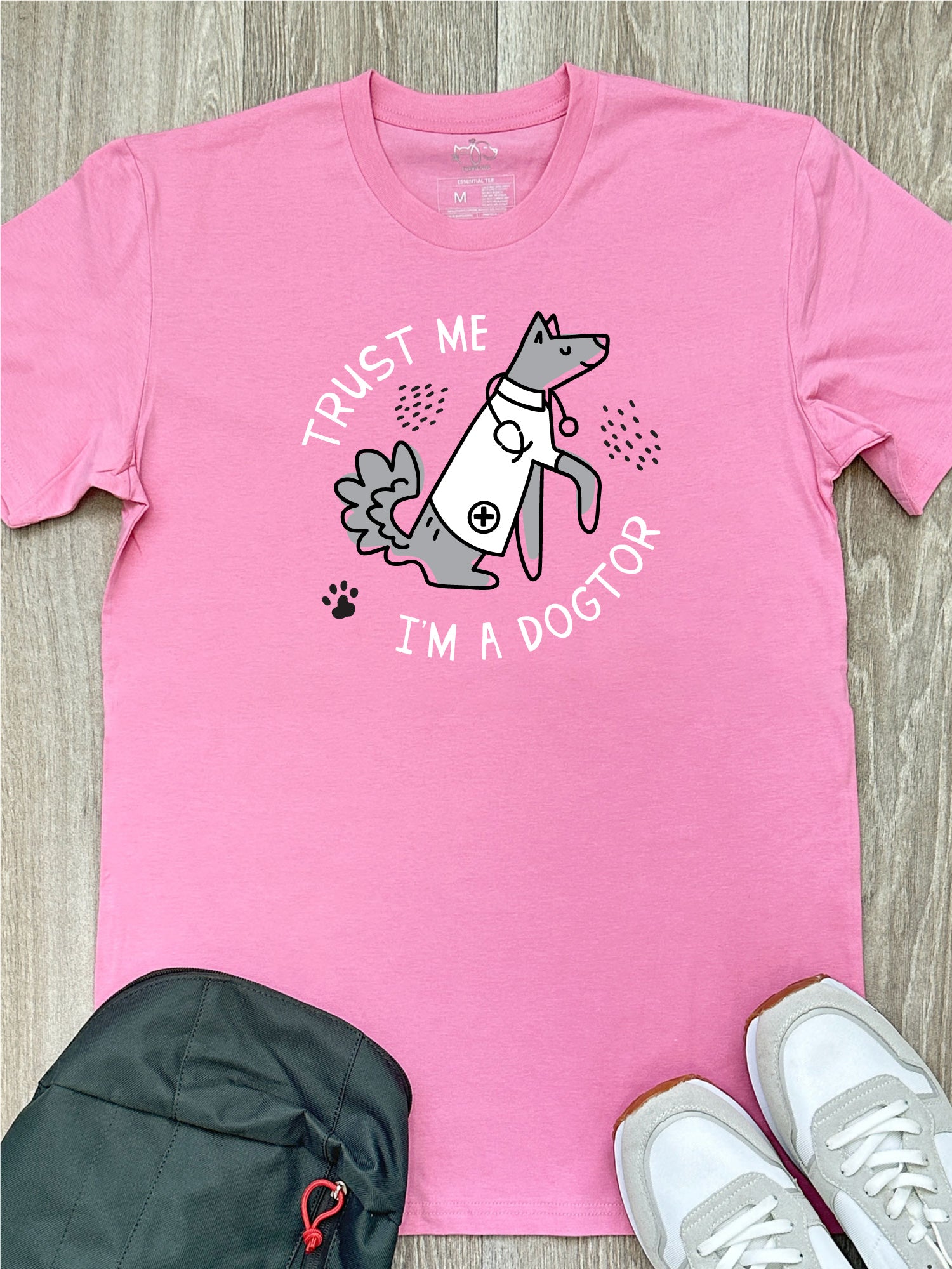 Trust Me I'm A Dogtor Essential Unisex Tee