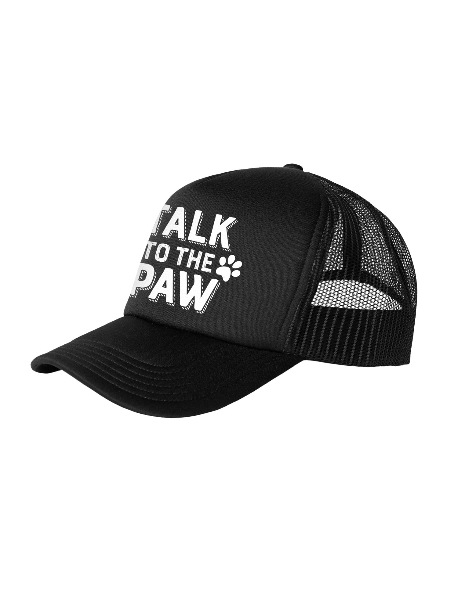 Talk To The Paw Foam Trucker Cap