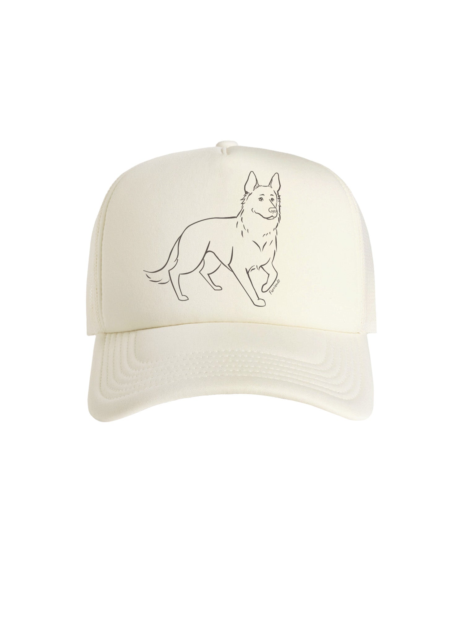 German Shepherd Foam Trucker Cap