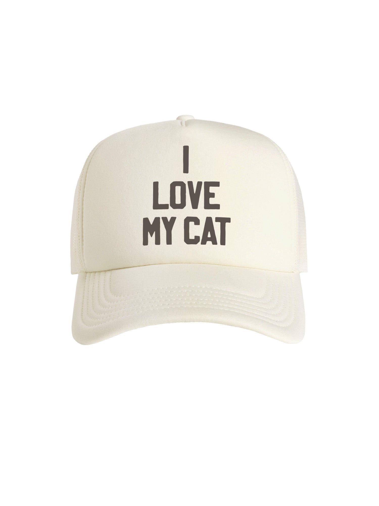 I Love My Cat Foam Trucker Cap