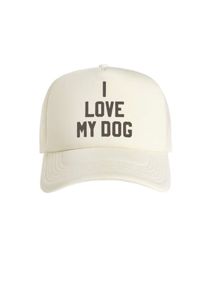 I Love My Dog Foam Trucker Cap