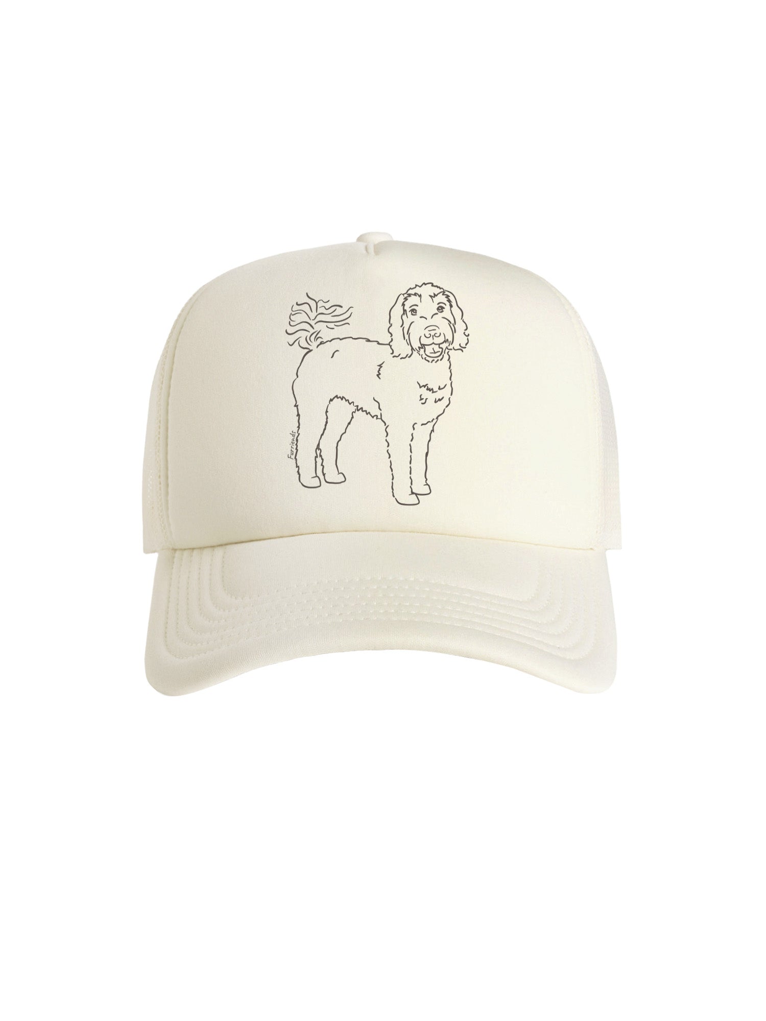 Labradoodle Foam Trucker Cap