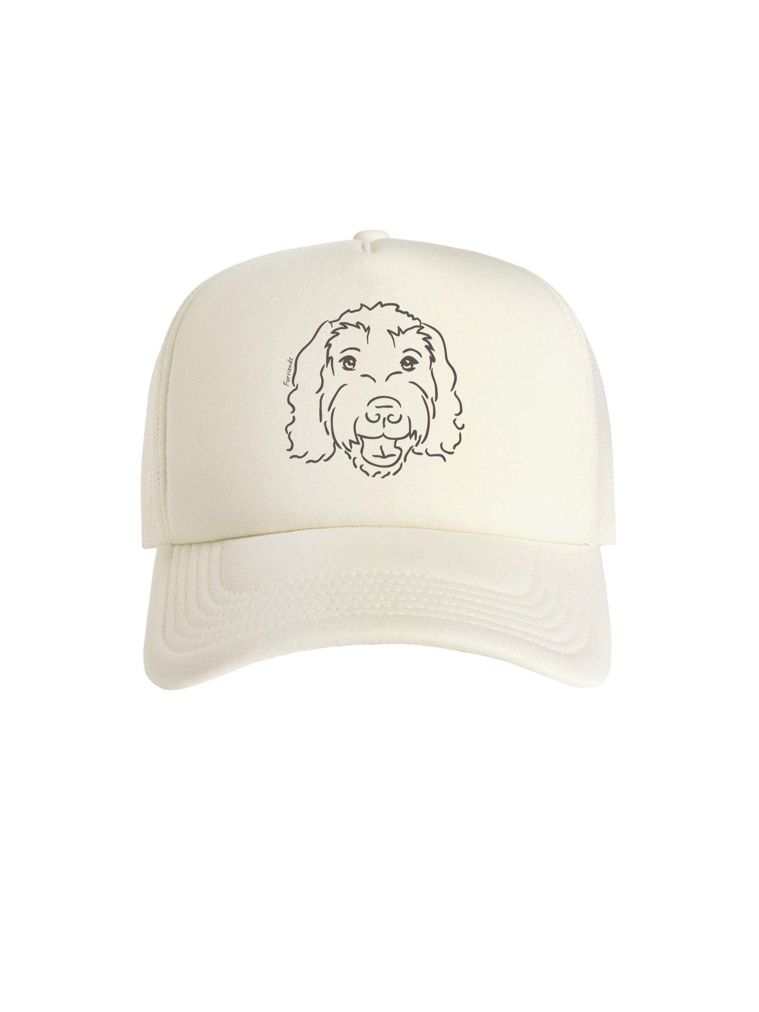 Labradoodle Foam Trucker Cap