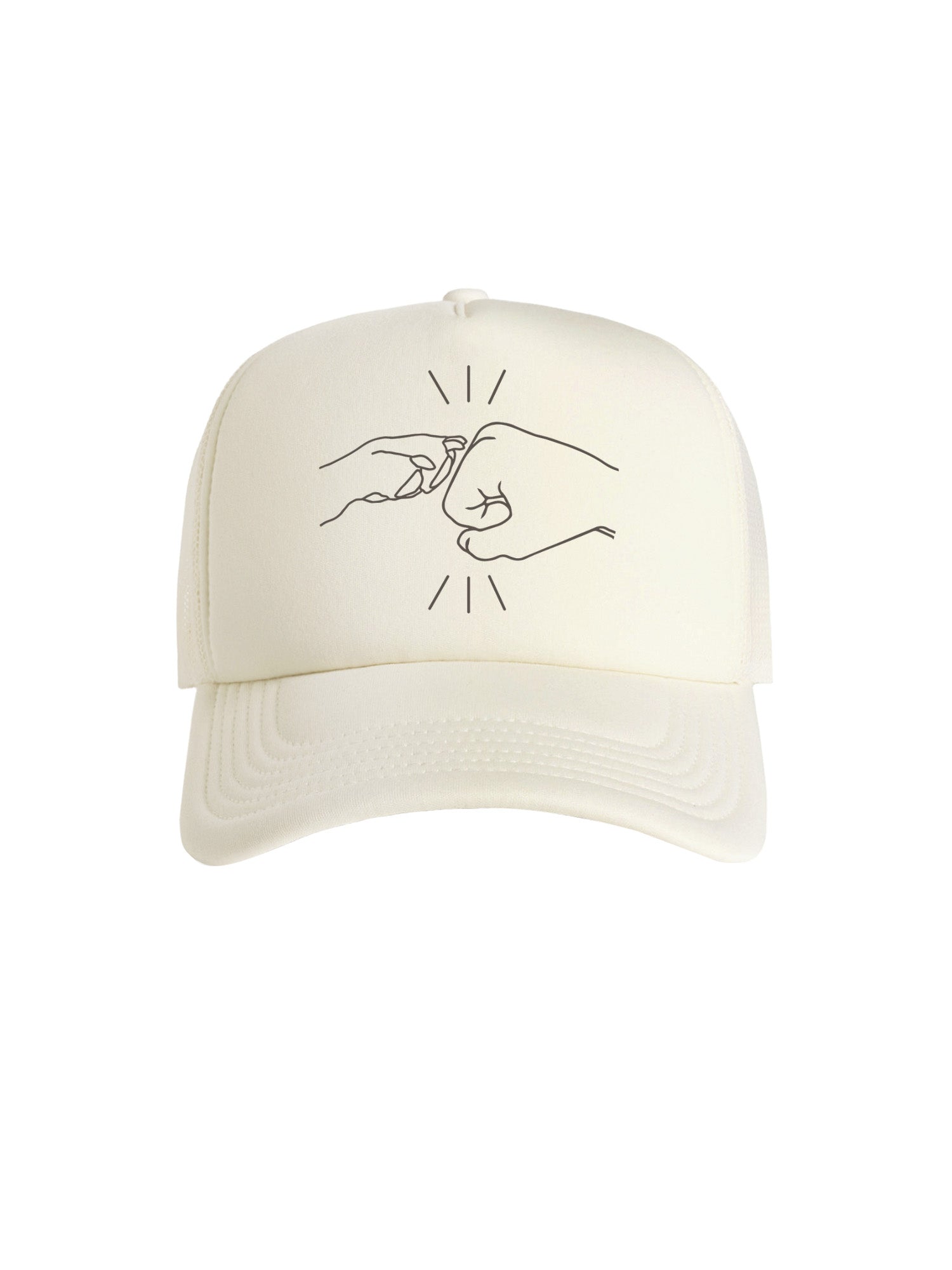 Paw Fist Bump Foam Trucker Cap