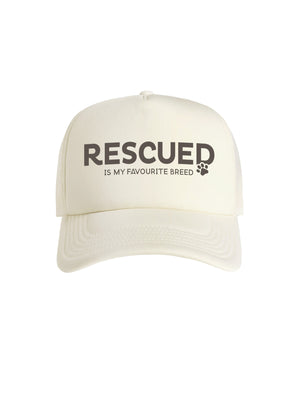 Rescued Is My Favourite Breed Foam Trucker Cap