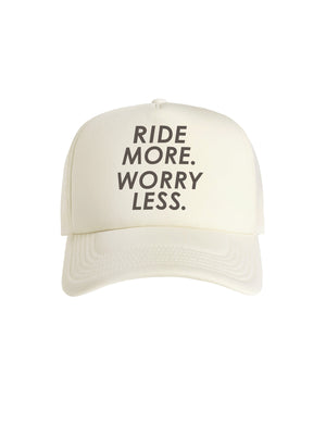 Ride More Worry Less Foam Trucker Cap