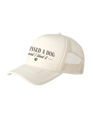 I Kissed A Dog And I Liked It Foam Trucker Cap