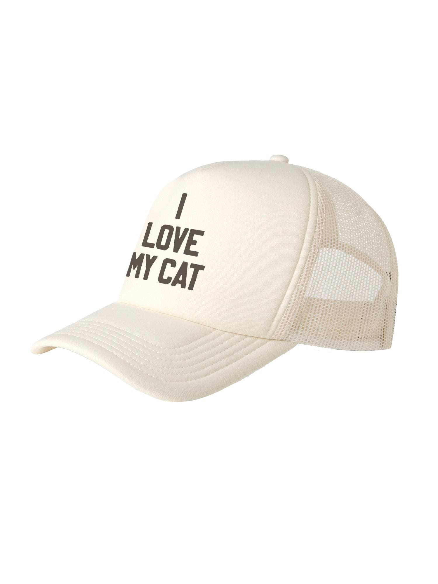 I Love My Cat Foam Trucker Cap