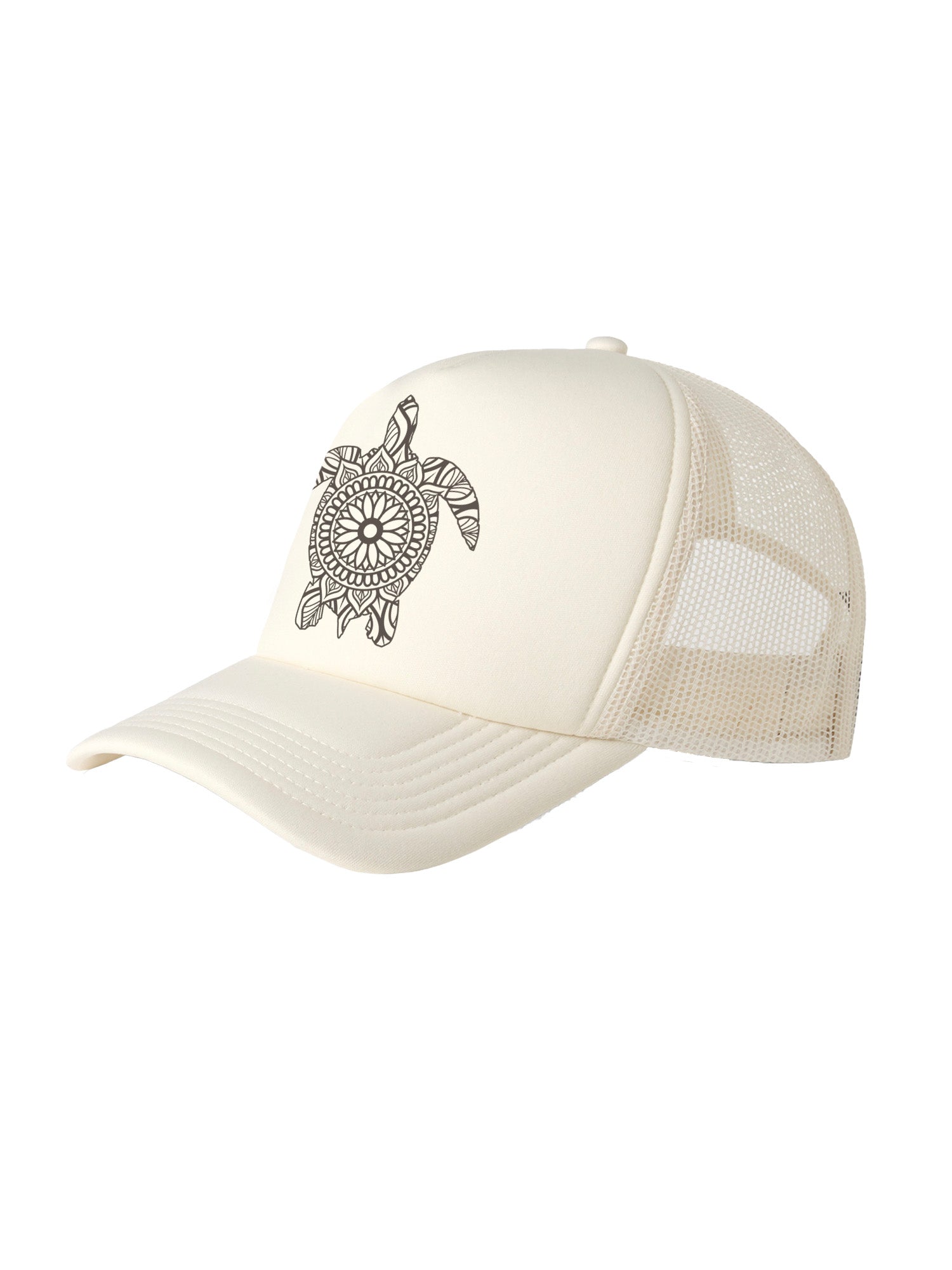 Turtle Mandala Foam Trucker Cap