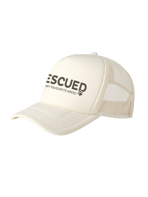 Rescued Is My Favourite Breed Foam Trucker Cap