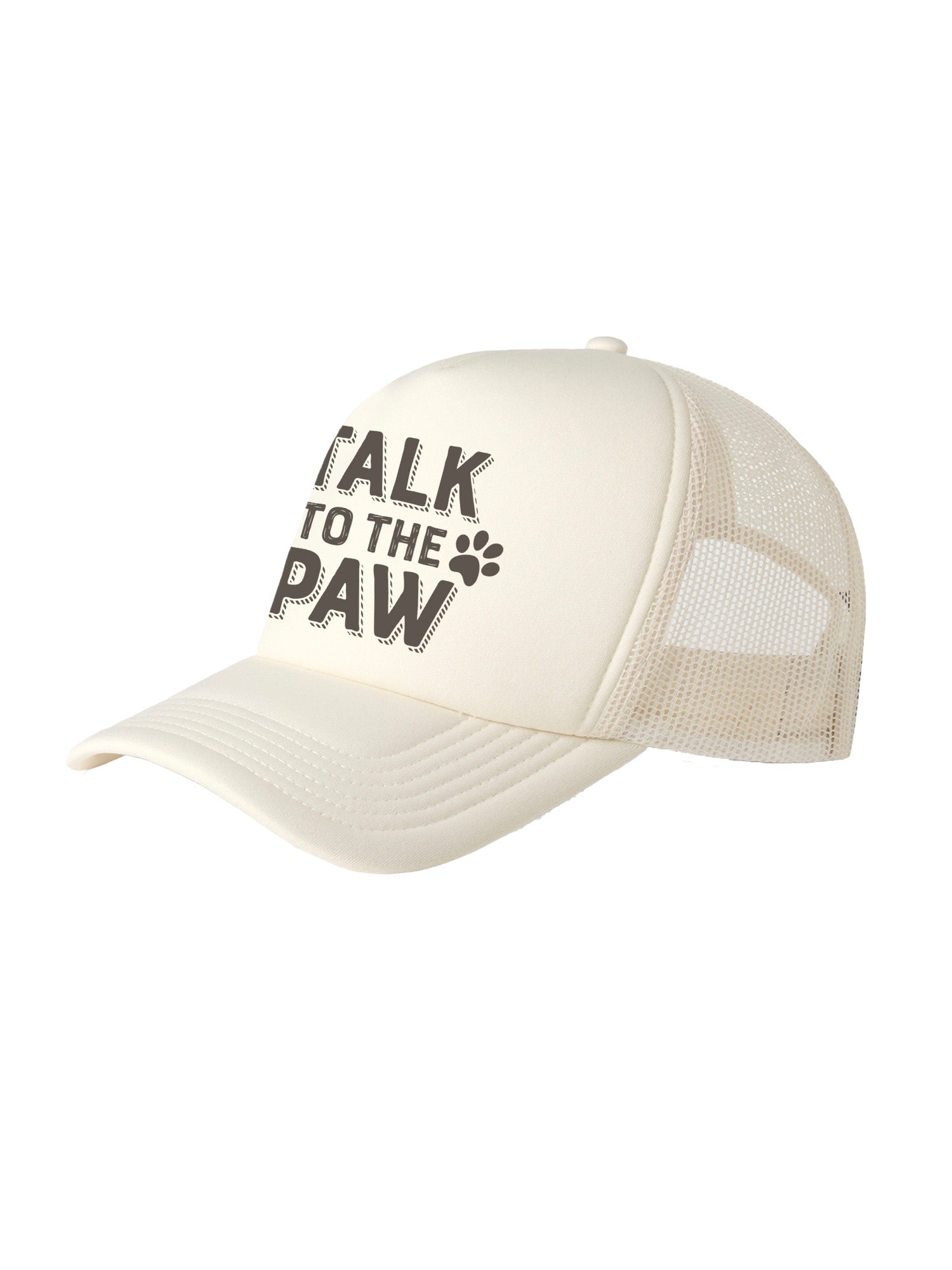 Talk To The Paw Foam Trucker Cap