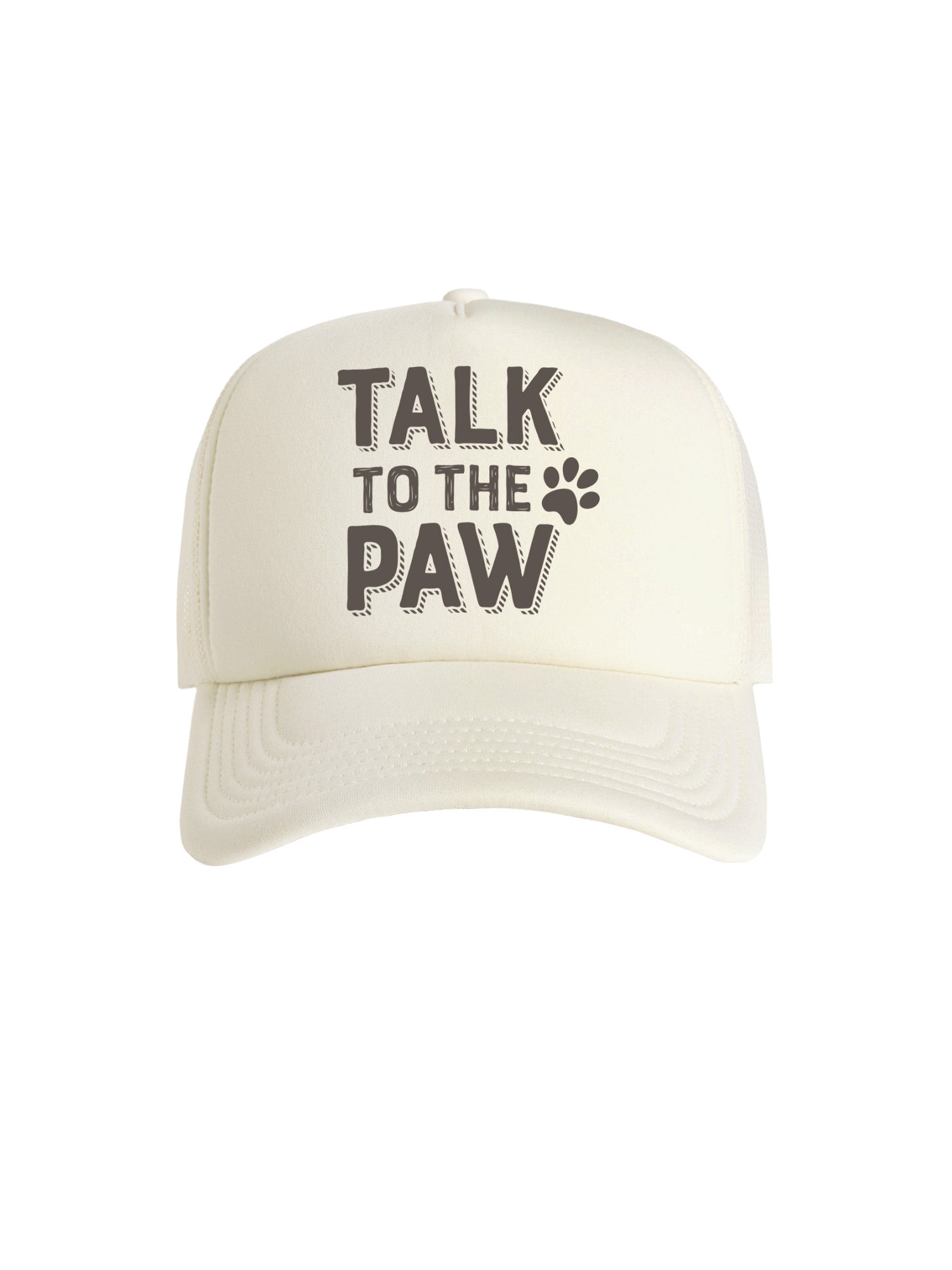 Talk To The Paw Foam Trucker Cap