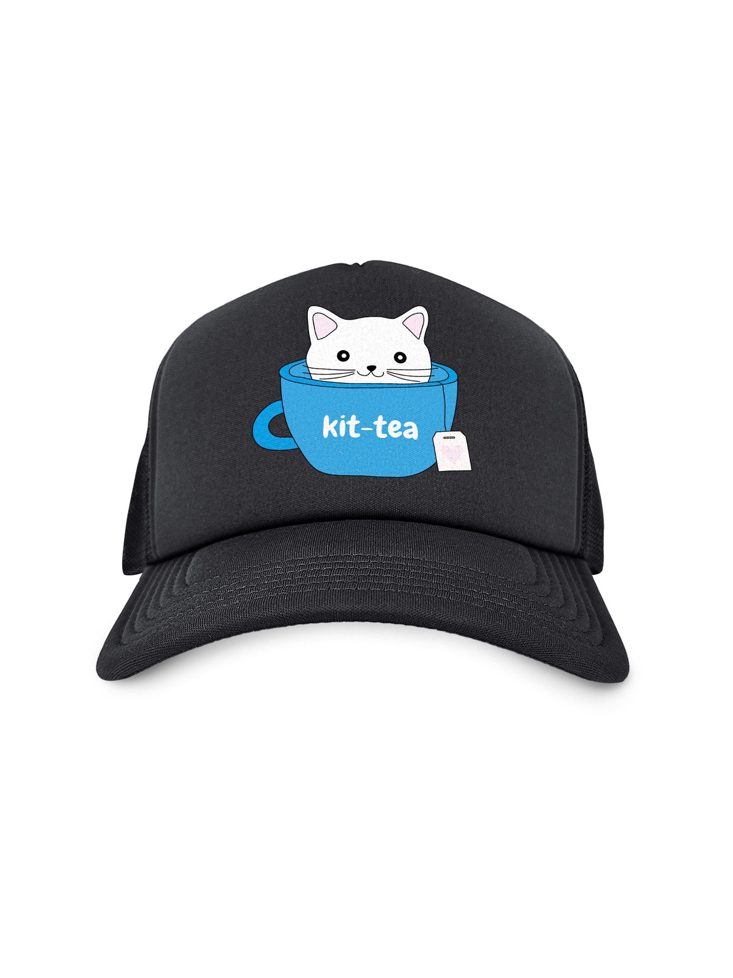 Kit-Tea Cat Foam Trucker Cap