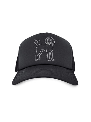 Standard Poodle Foam Trucker Cap