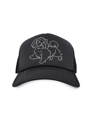 Shih Tzu Foam Trucker Cap