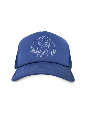 Standard Poodle Foam Trucker Cap