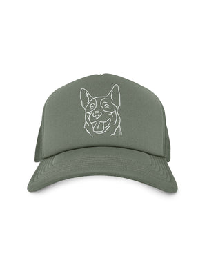 Australian Cattle Dog Foam Trucker Cap