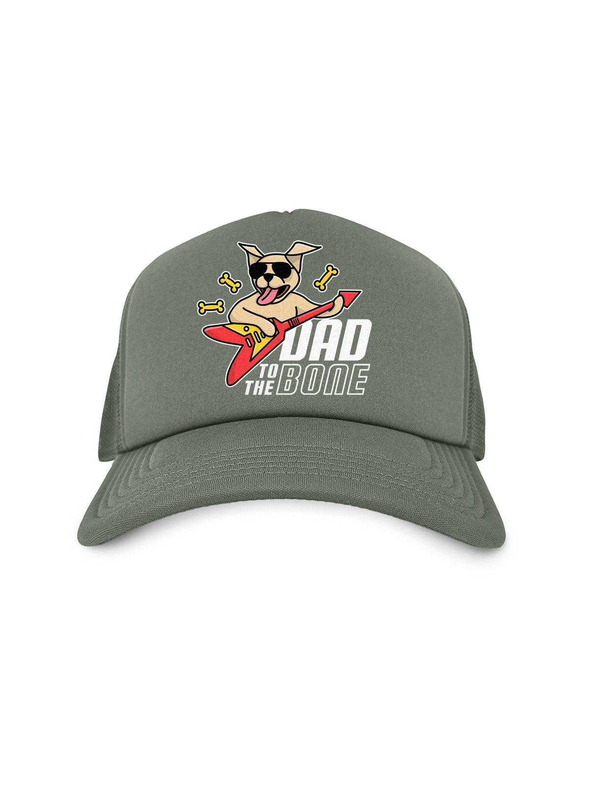 Dad To The Bone Foam Trucker Cap