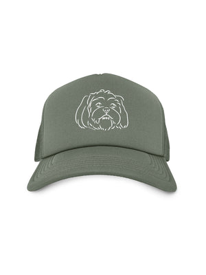 Shih Tzu Foam Trucker Cap