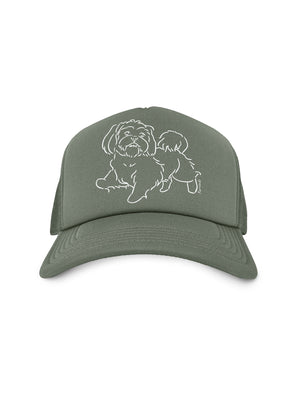 Shih Tzu Foam Trucker Cap