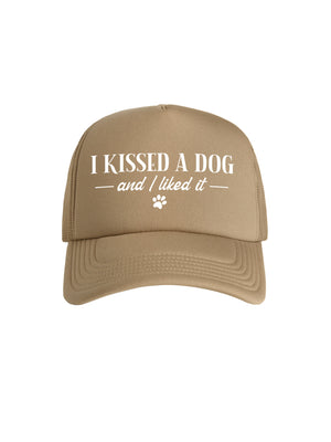 I Kissed A Dog And I Liked It Foam Trucker Cap