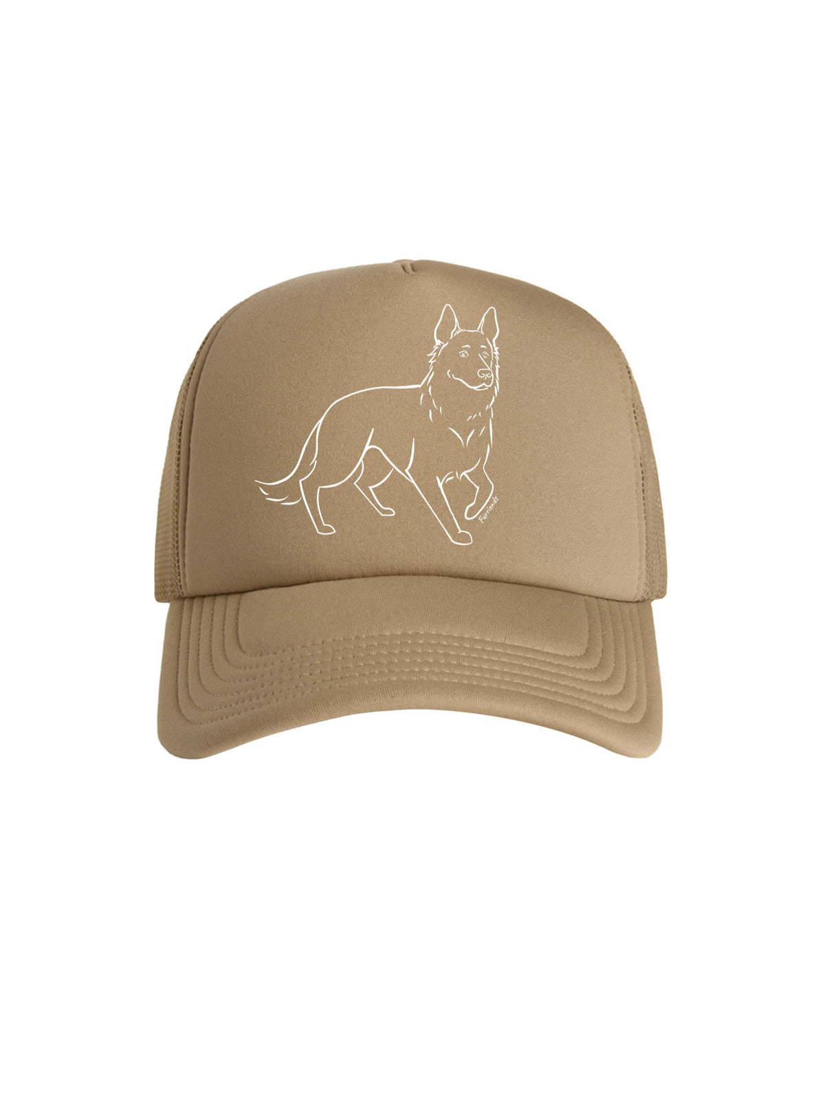 German Shepherd Foam Trucker Cap