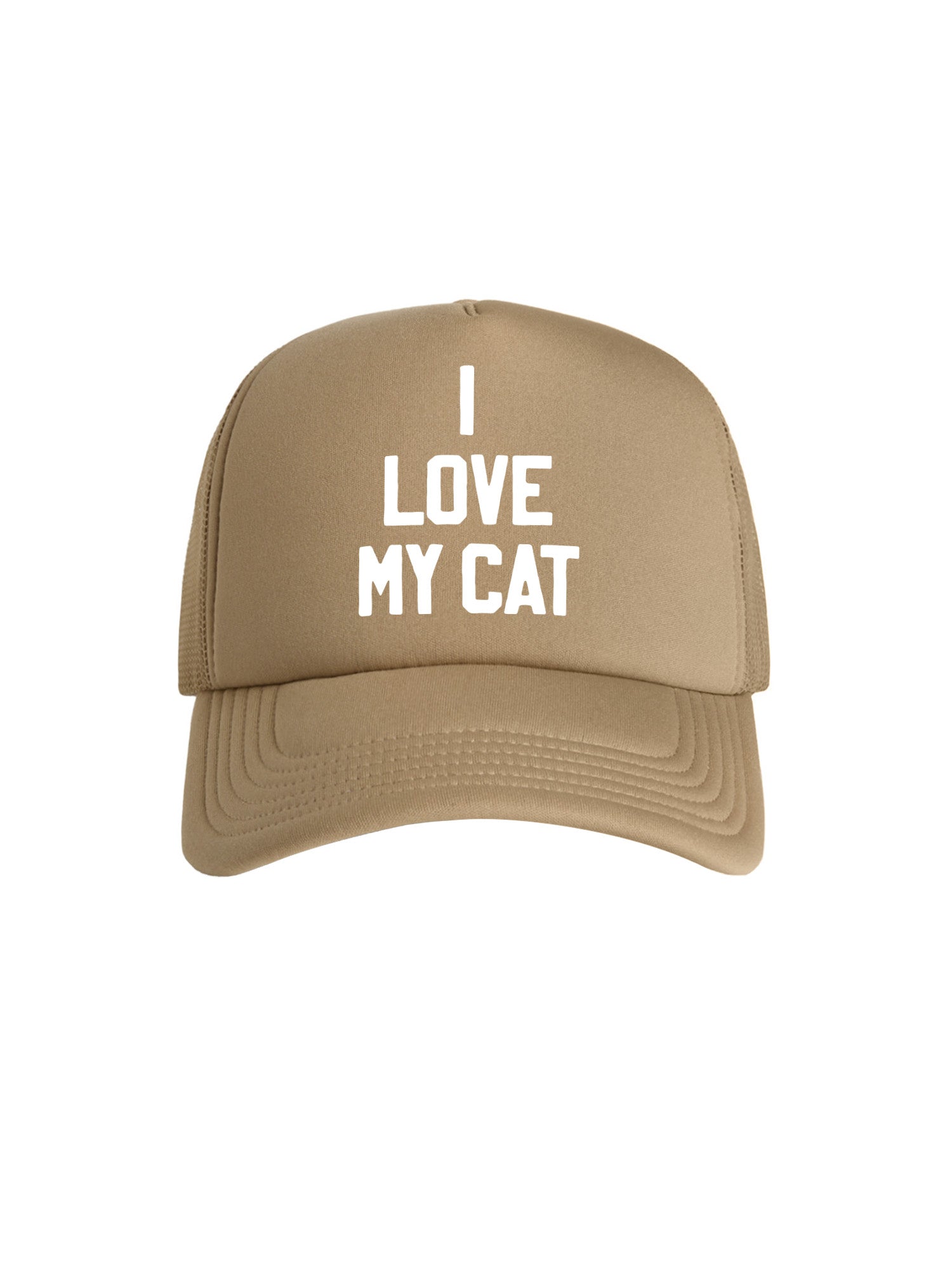 I Love My Cat Foam Trucker Cap