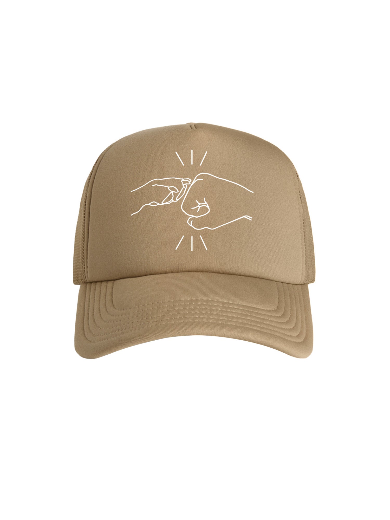 Paw Fist Bump Foam Trucker Cap