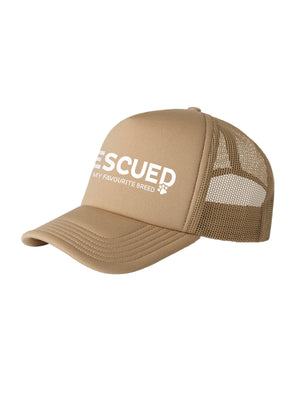 Rescued Is My Favourite Breed Foam Trucker Cap