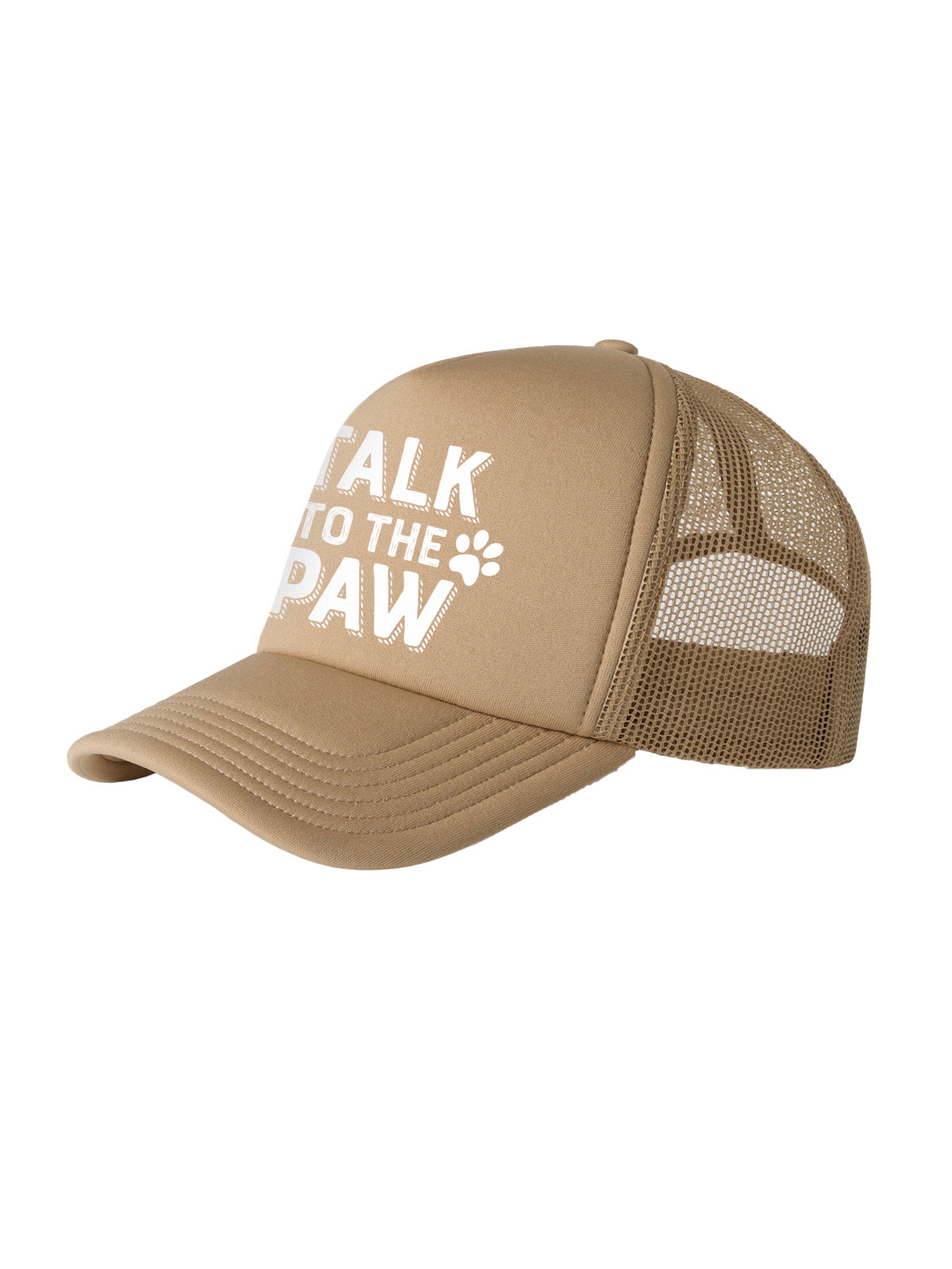 Talk To The Paw Foam Trucker Cap