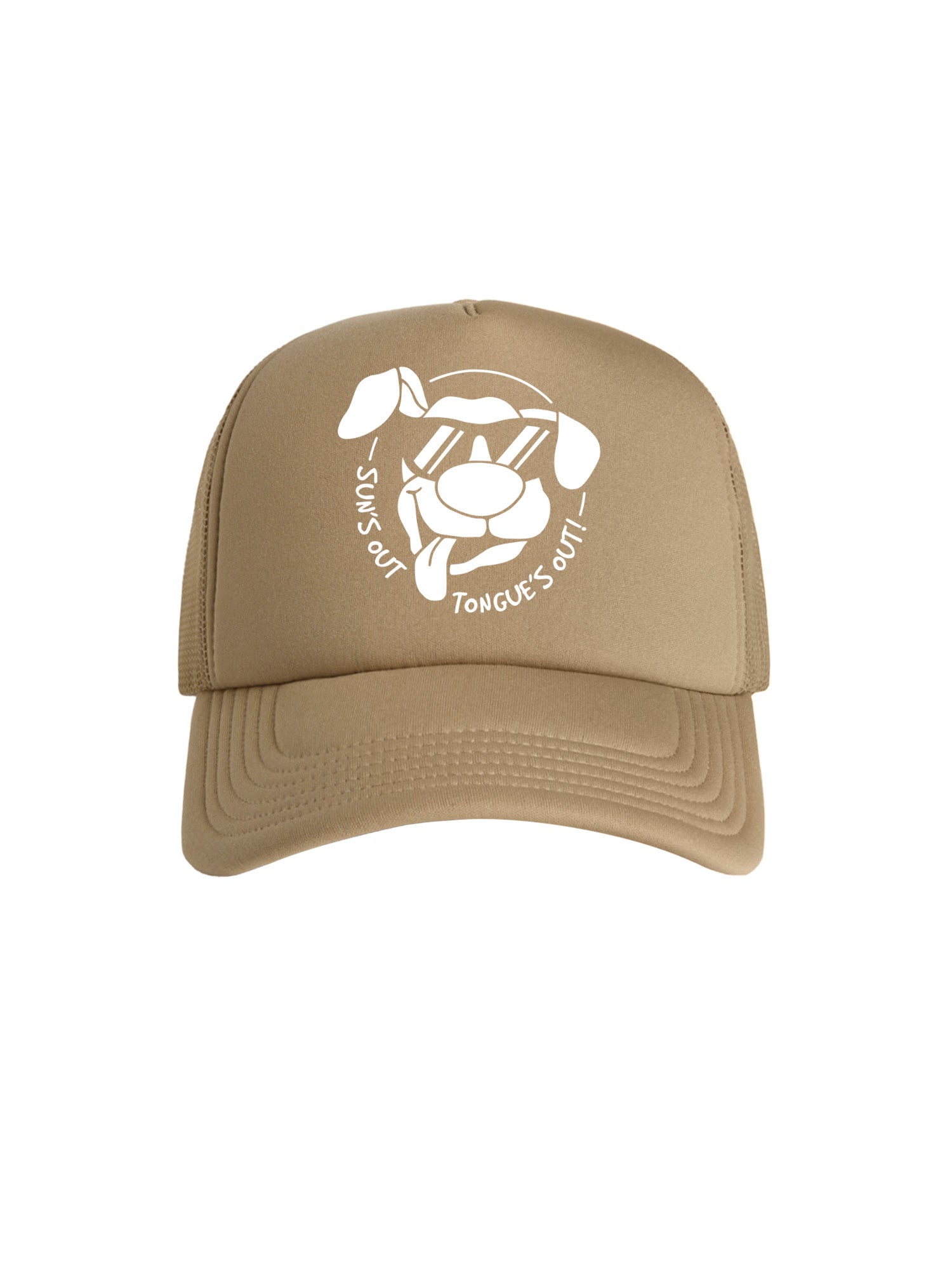 Sun's Out Tongue's Out Foam Trucker Cap