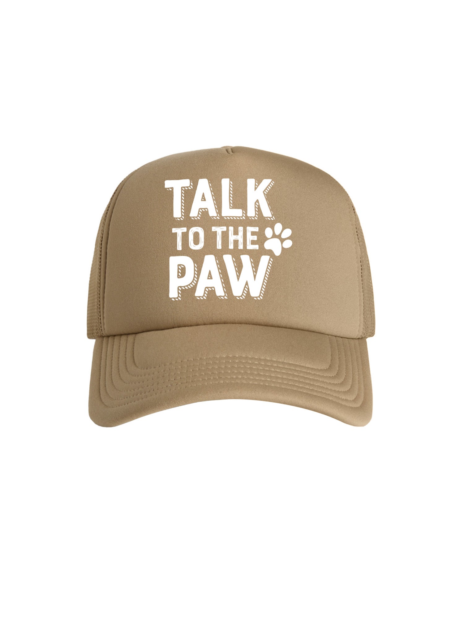 Talk To The Paw Foam Trucker Cap