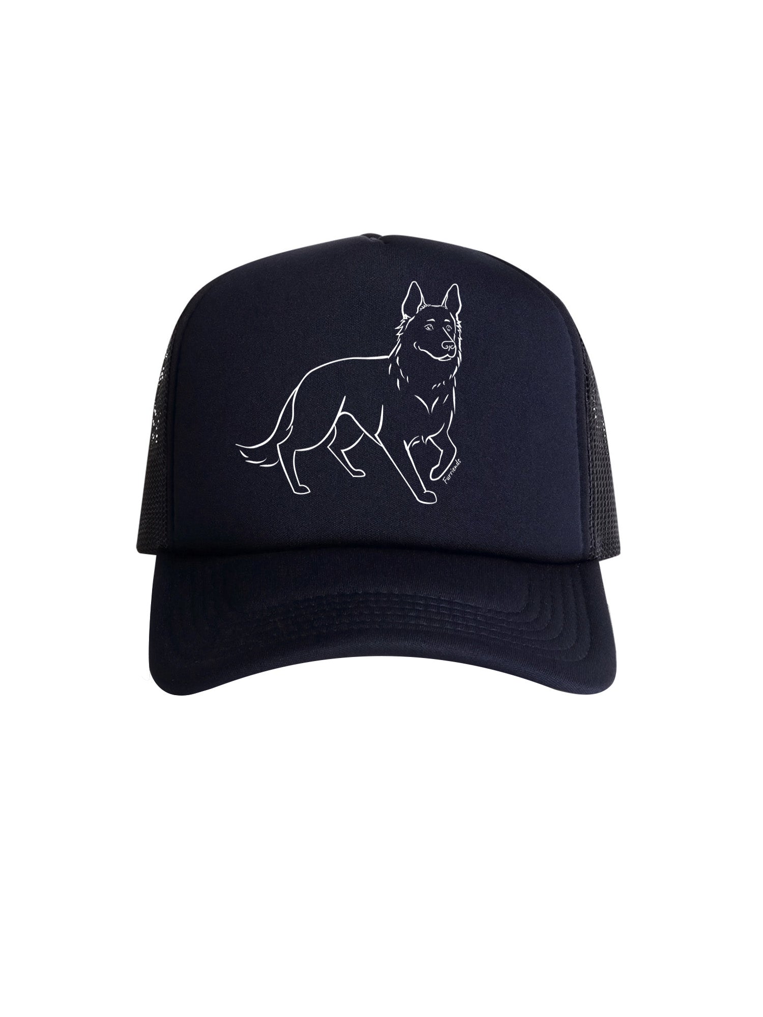 German Shepherd Foam Trucker Cap