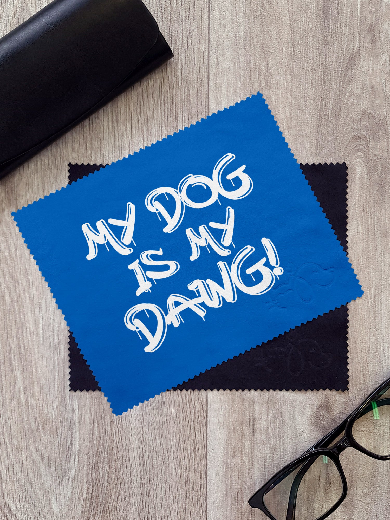 My Dog Is My Dawg! Microfibre Suede Glasses Cleaning Cloths (Twinpack)