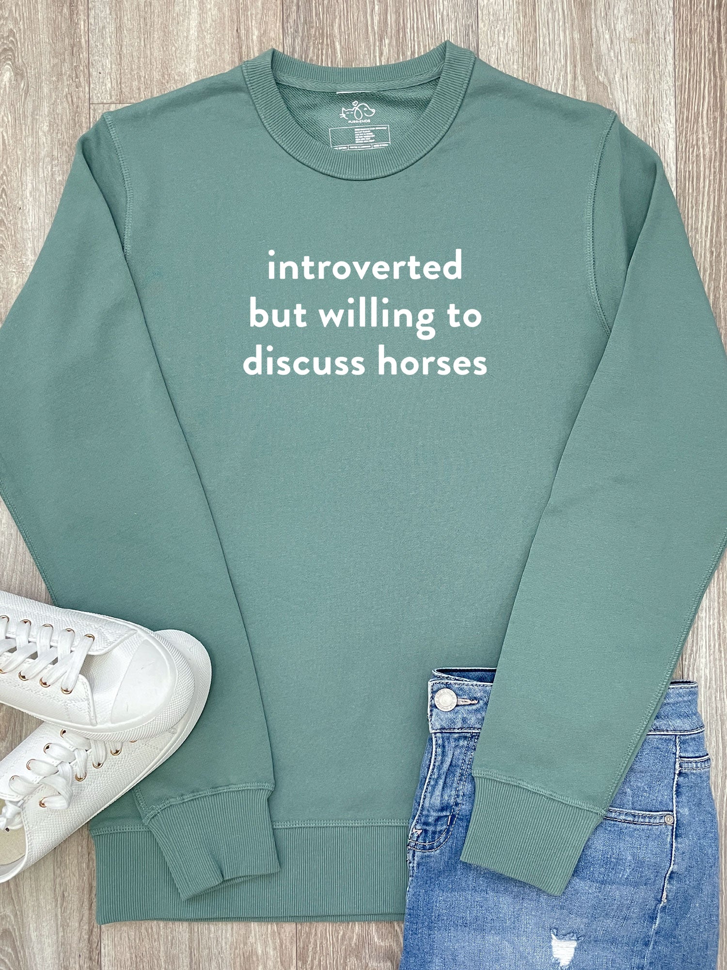 Introverted But Willing To Discuss Horses Classic Jumper