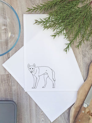 Dingo Tea Towel