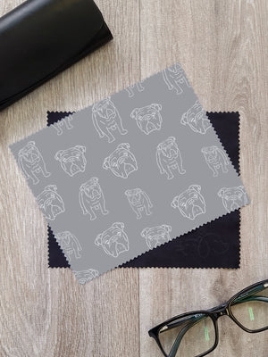 British Bulldog Microfibre Suede Glasses Cleaning Cloths (Twinpack)