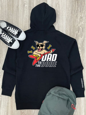 Dad To The Bone Zip Front Hoodie