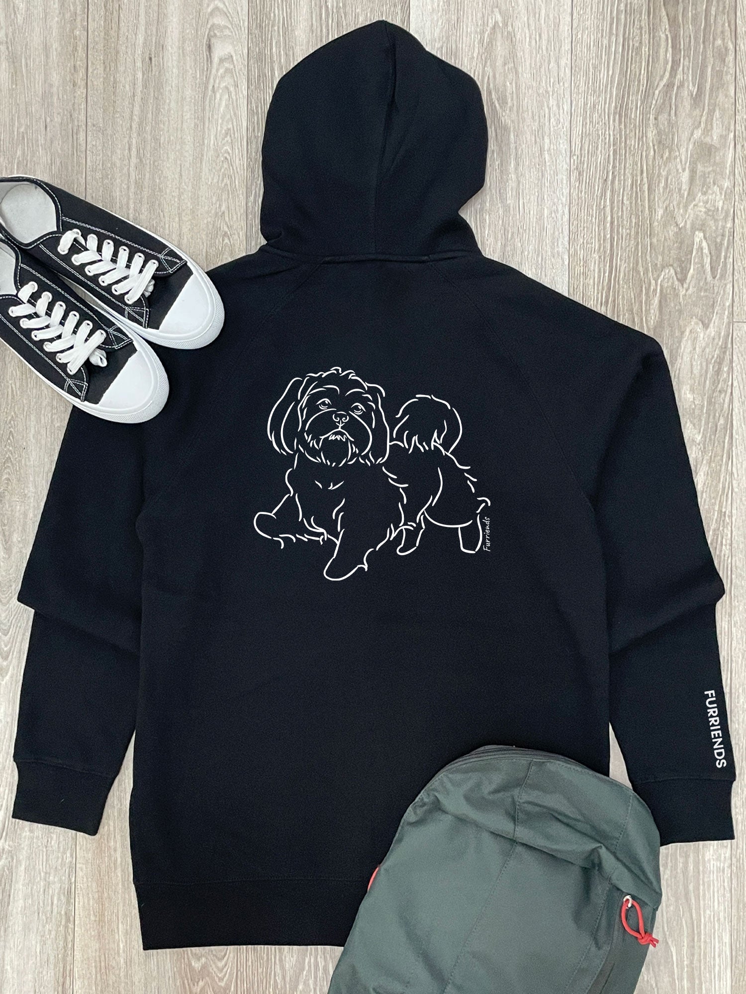 Shih Tzu Zip Front Hoodie