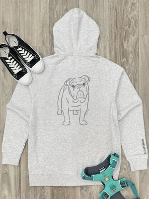 British Bulldog Zip Front Hoodie