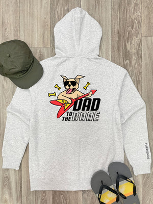 Dad To The Bone Zip Front Hoodie