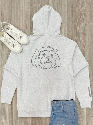 Shih Tzu Zip Front Hoodie