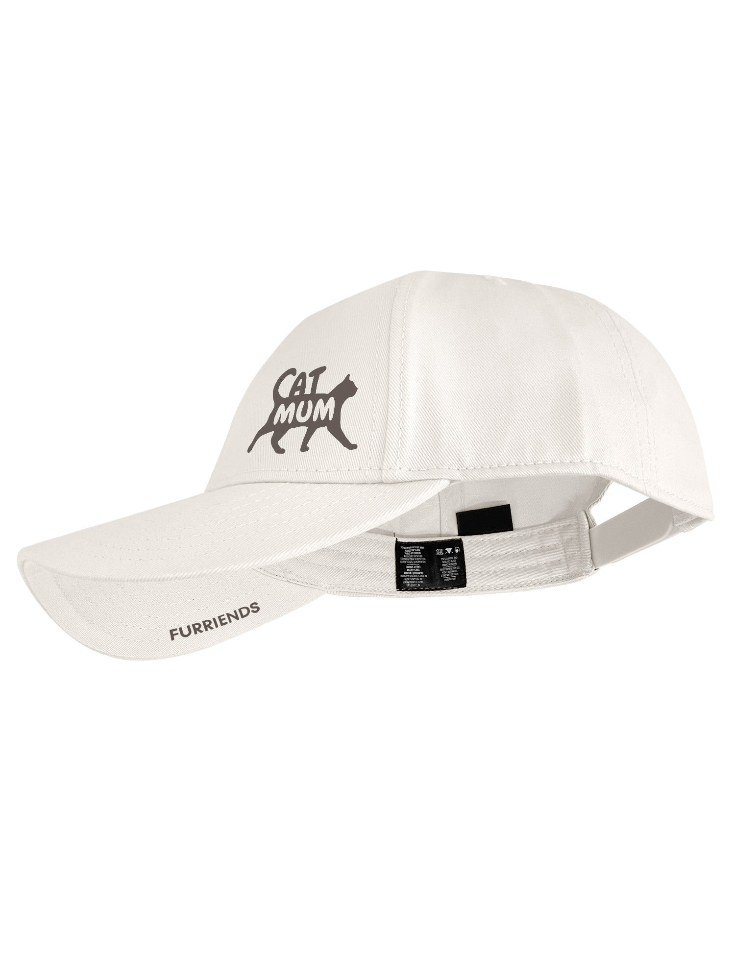 Cat Mum Silhouette Snapback Icon Cap