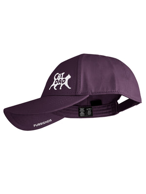 Cat Dad Silhouette Snapback Icon Cap